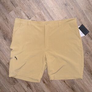 Ocean + Coast • Khaki Utility Flat Front Shorts